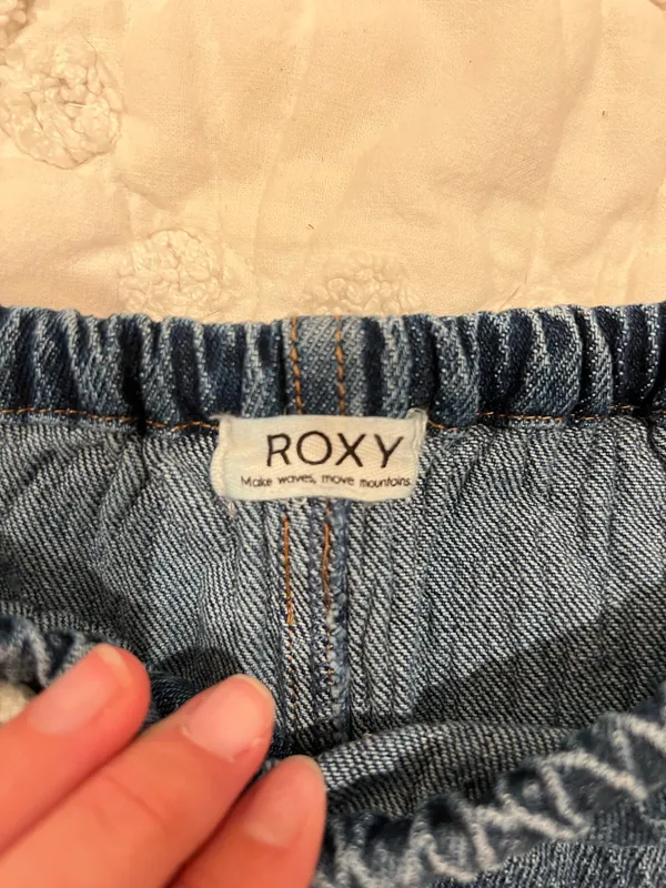 roxy tie demin shorts - Image 3