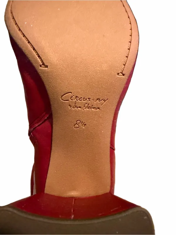 BNWT Circus NY Women’s Red Knee-High Leather Boots - Image 9