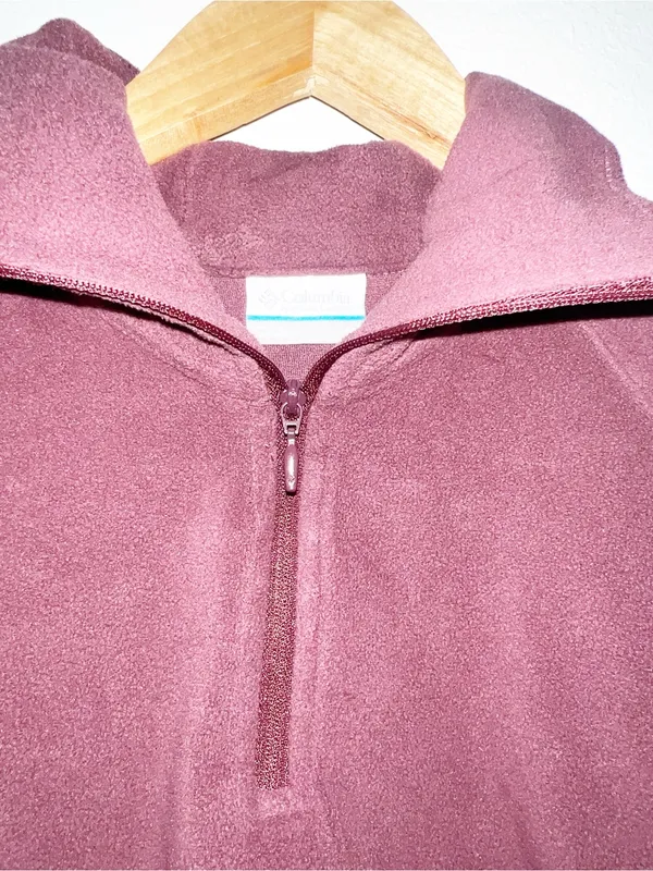 Columbia Women's Plum Quarter-Zip Fleece Pullover - Image 5