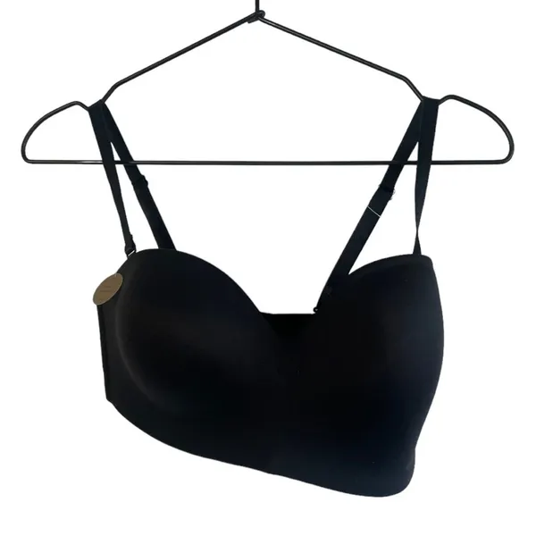Wacoal Staying Power Wire Free Strapless‎ Bra 34D Black - Image 3