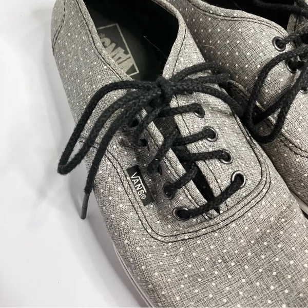 Vans gray with‎ white polka dots unisex sizing - Image 3