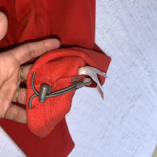 Bass Pro Shops Women's Jacket M Red Full Zip Mock Neck Pockets Long Sleeve - Image 5