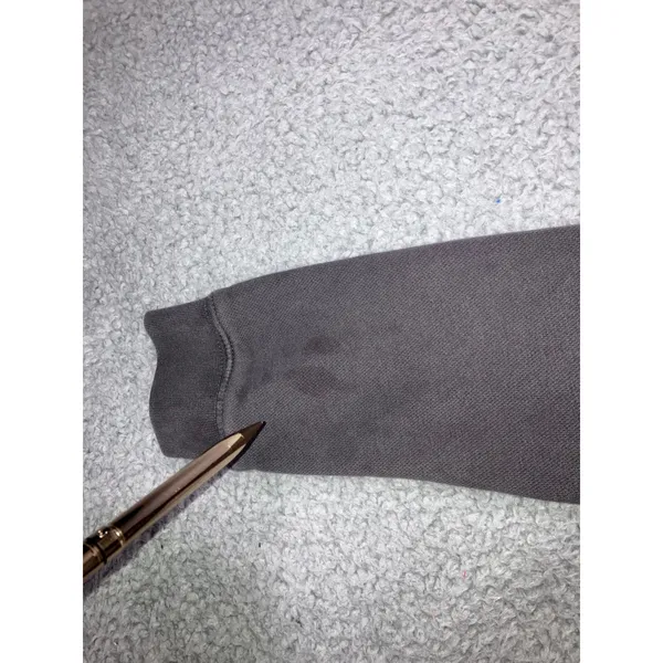 Nike Hoodie Women M Faded Black Pullover Swoosh Logo Activewear Grunge‎ Outdoor - Image 5