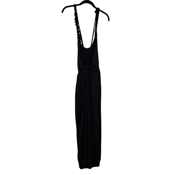 Free People FP Movement Black Scrunch Oversized Barrel Leg Jumpsuit Size Small - Image 4