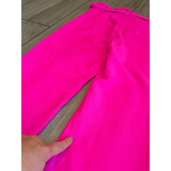 Generation Love Leah Belted Bootcut Pants Hot Pink size XS - Image 6