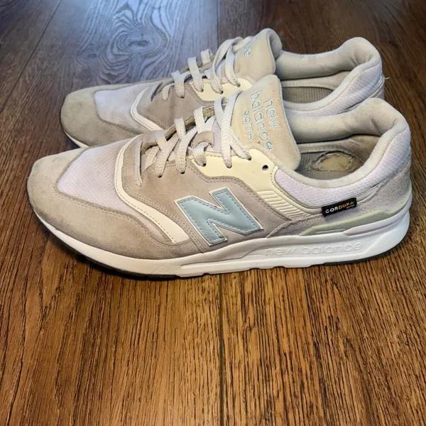 New Balance Cordura Gray Light Blue Sneakers Womens 11.5 B Mens 10‎ B CW997HSE - Image 4