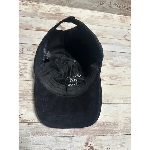 Do Everything In Love "Wish You Were Beer" Corduroy Baseball Cap One-Size Black Novelty Funny Hat - Image 6