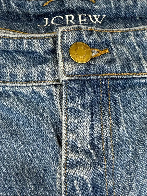 J Crew Slim Wide Leg Crop Jeans Women’s Size 30 Medium Wash Casual - Image 8