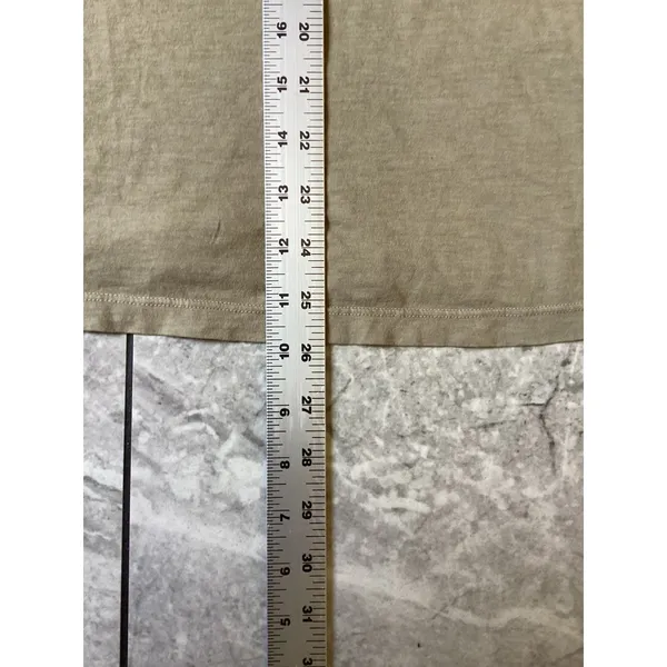 AGOLDE Risha Tee V-Neck Short Sleeve T-Shirt Tan Khaki AE3257-1628-DUP Women S - Image 4