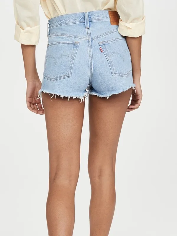 Levi’s 501 Original Denim Jean Shorts size 31 in Luxor Light Blue $75 - Image 2