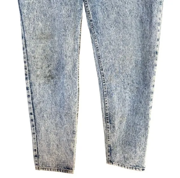 Vintage Levi's Acid Washed Orange Tab 550 Relaxed Taper Jeans Denim 36 X 32 - Image 5