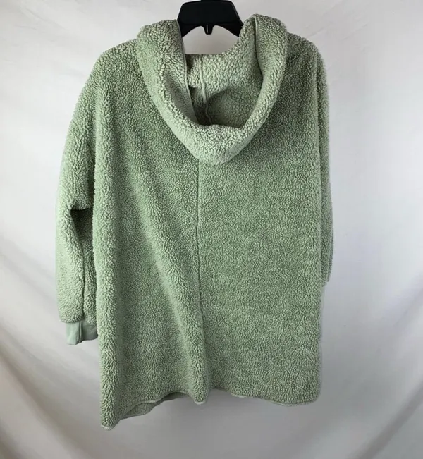 Fuzzy sweater cardigan Green - Image 2