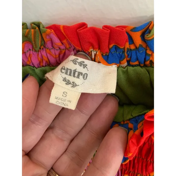 Entro Floral Smocked Maxi Dress size‎ small - Image 3
