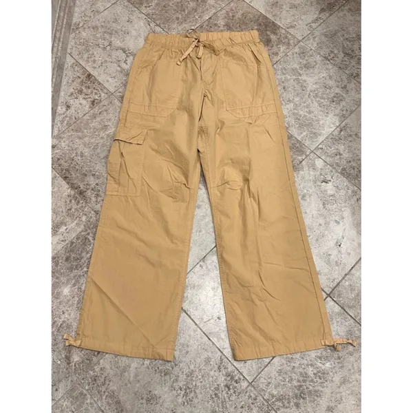 Aerie Avenue Cargo Pant Baggy NEW Khaki Medium Skater Pant Jogger 100% Cotton - Image 3