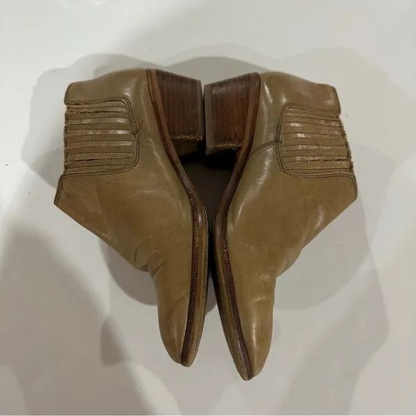 Madewell Spencer Taupe Chelsea Slip On Leather Ankle Boots Size‎ 8.5 - Image 3