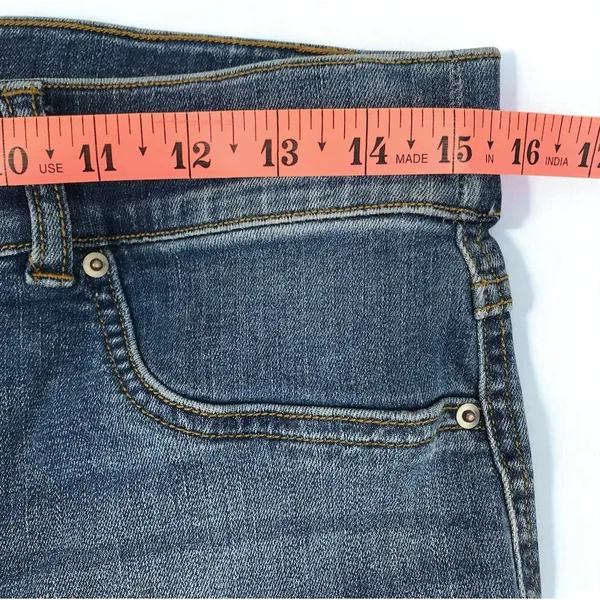 SPANX Ankle Straight PullOn Jeans W's L Vintage Indigo Shaping Comfort Travel - Image 11