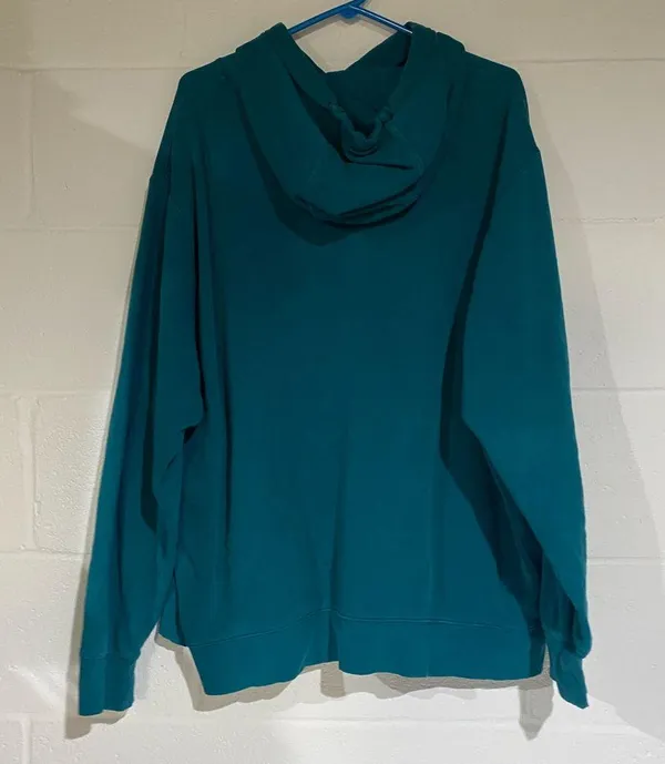 Nike Teal Hoodie xxlarge - Image 2