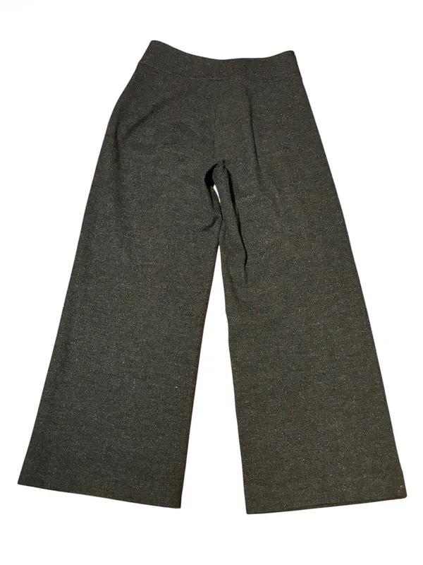 COS Charcoal Grey Wide-Leg Trousers size small wool blend - Image 5