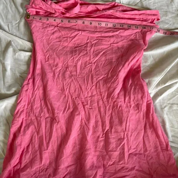 Hello Molly Hot Pink Strapless Bodycon Mini Dress Tube Dress M - Image 6
