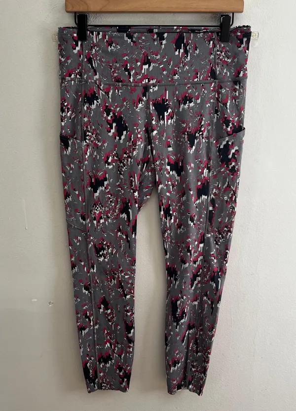 - Fast and Free High Rise Tight 25" Floral Flux Multi Leggings Athletic - Image 3