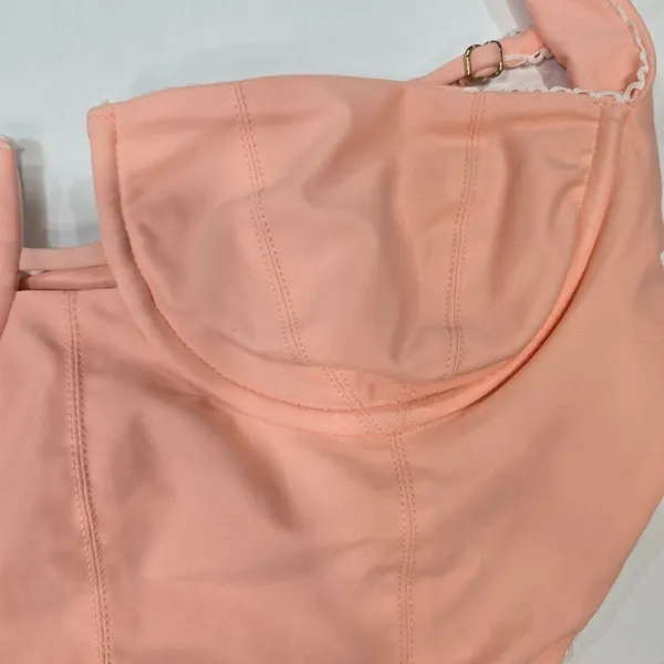 Tularosa Aura One Piece in Peach - Image 6