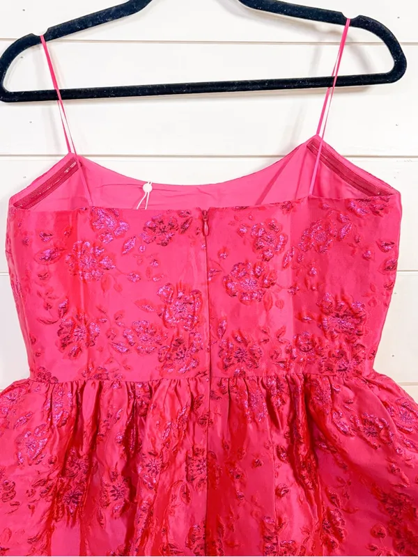 NEW Amanda Uprichard Addison Fuchsia Bubble Mini Dress, Medium, MSRP $236 - Image 15