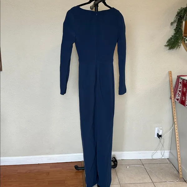 House of CB‎ Corinthia Midnight bodycon maxi dress NWOT size XS navy blue - Image 10