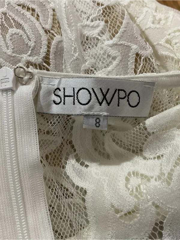 Showpo Break The Bar Playsuit Lace Romper Womens Size 8 - Image 5