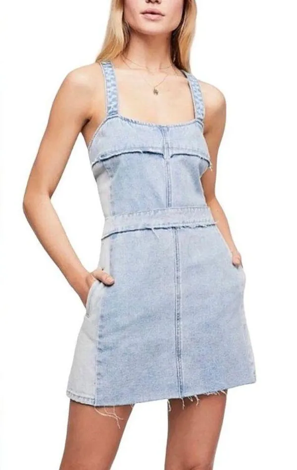 BLANKNYC NetGlow Denim Dress XS - Image 2