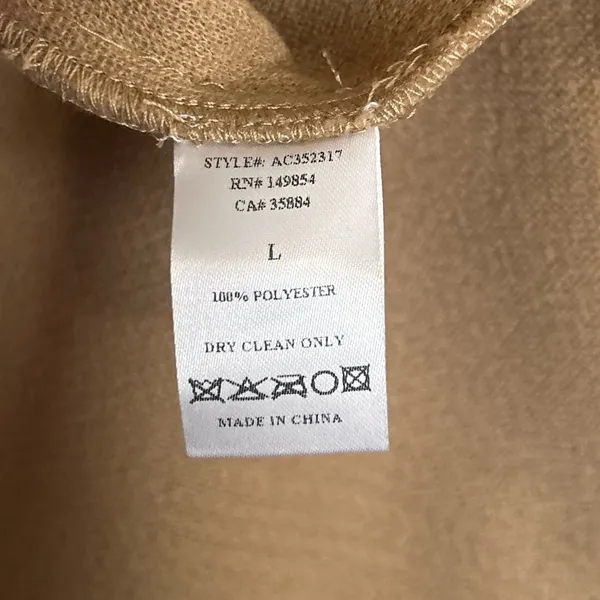 NWT Sadie And Sage All Along Coat Camel Size Large Oversized Normcore Academia - Image 6