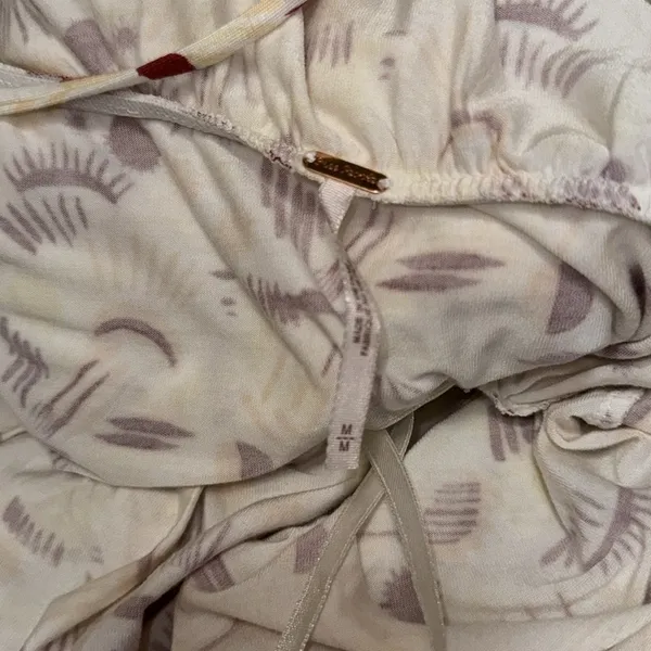 NWOT Free People Daria Graphic Maxi Dress in Ivory Combo open back M - Image 5