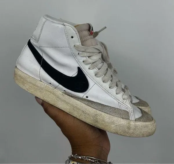 Nike White Blazers Women’s Size 8 - Image 5