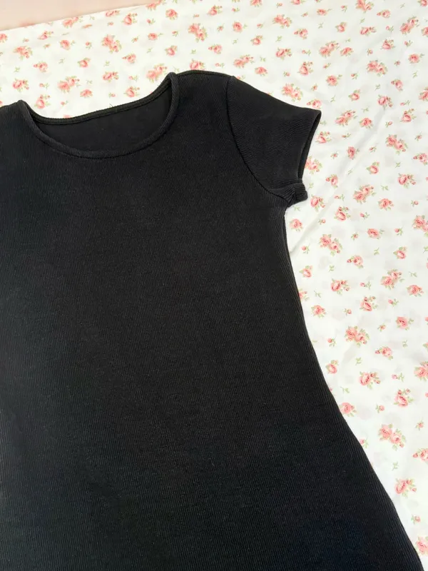 Princess Polly Black Bodycon Dress - Image 4