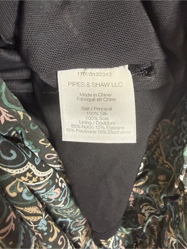 Veronica Beard Peyton Strapless Ruched 100% Silk Midi Dress Size 4 - Image 8