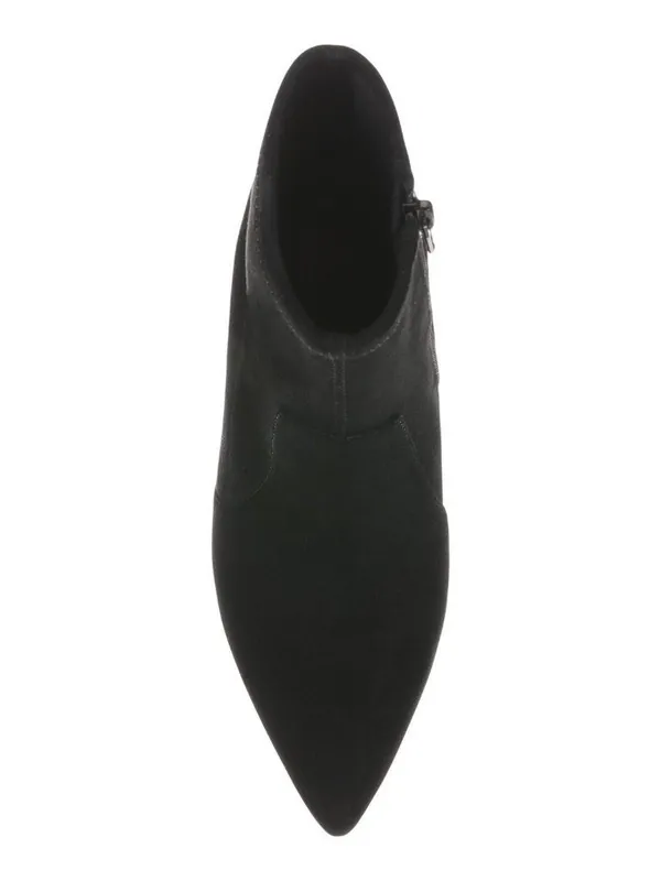On 34th Zipper Micro Suede Mid-Calf Block Heel Boots 10019653600 Black 6M - Image 11