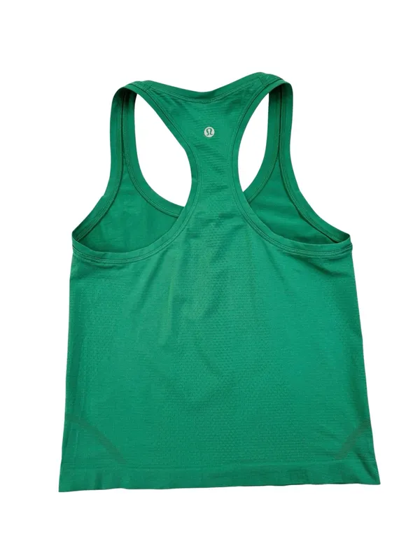 Lululemon Peloton Swiftly Tech Racerback Tank Top 2.0 Race Length Green Size 4 - Image 3