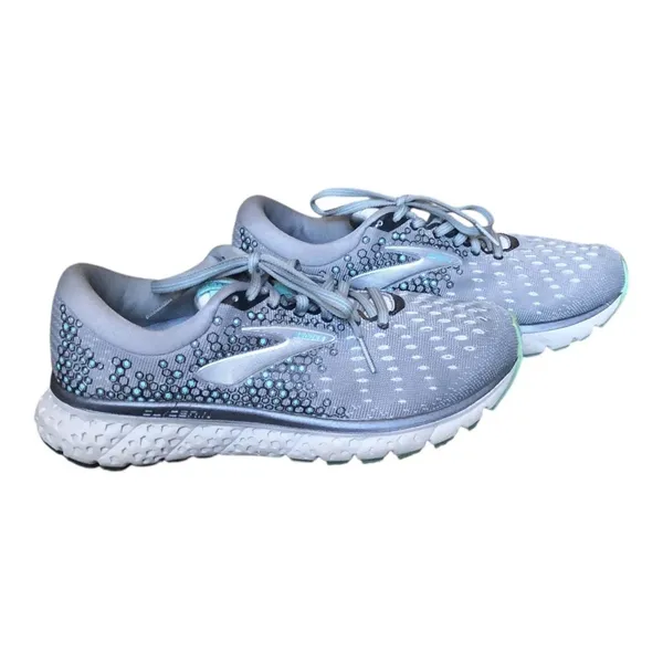 Brooks Glycerin 17 Running Shoes Gray Aqua Women’s Size 8 Sneakers - Image 4