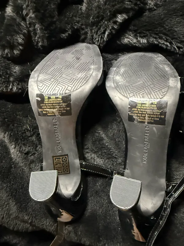 Karl Lagerfeld slingback heels - Image 5