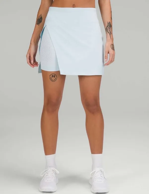 Lululemon Super-High-Rise Side-Slit Tennis Skirt Powder Blue 8 - Image 9