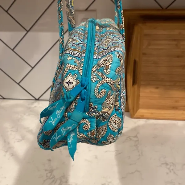 Vera Bradley Totally Turq Rectangular Shoulder bag Y2K bohemian retired pattern - Image 4