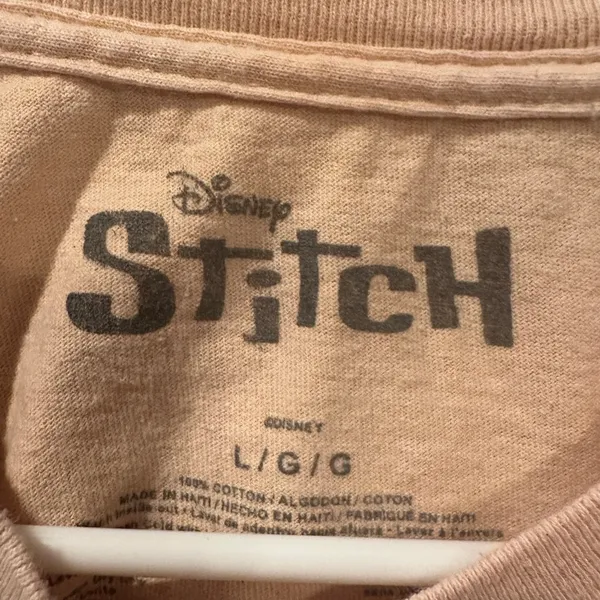 Disney Lilo and Stitch Nani Jamba Pleakly Surfing Hawaii Cropped tee sz L - Image 3