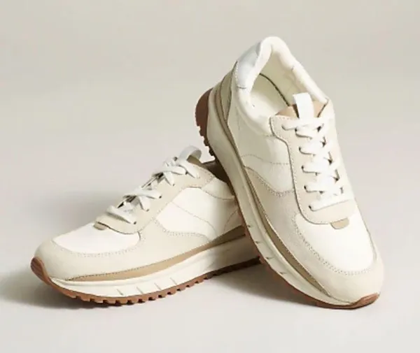 NWT Madewell Kickoff Trainer Sneakers Antique Cream Multi Size 5M - Image 2