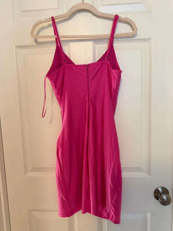 Cefian Pink Mini Dress Size M - Image 4
