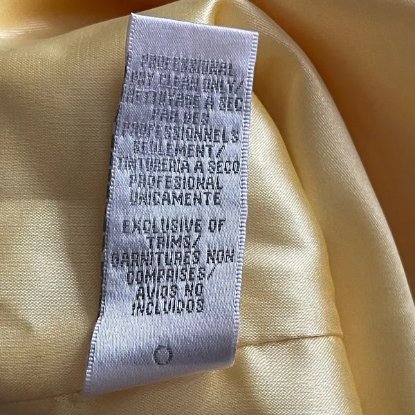 Theia Yellow Midi Dress‎ with Lace Detail - Image 12