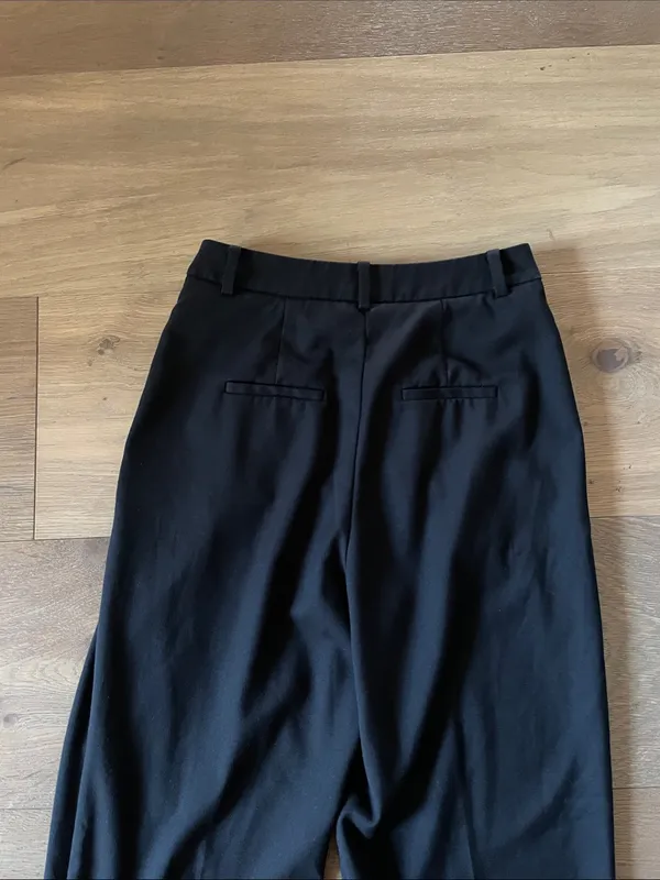 Marcella NYC Archie Trousers in Black 'One Design Five School Days' Size XS - Image 14