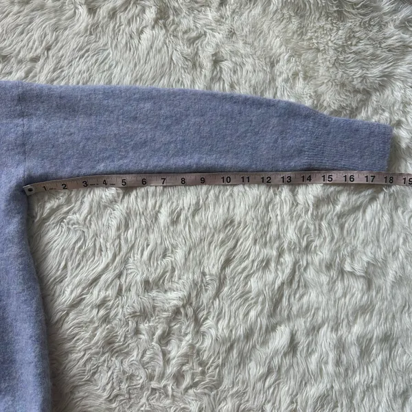 Aritzia The Group Babaton Sweater Alyssa V-neck Long Sleeve Alpaca Wool Blend XS - Image 12