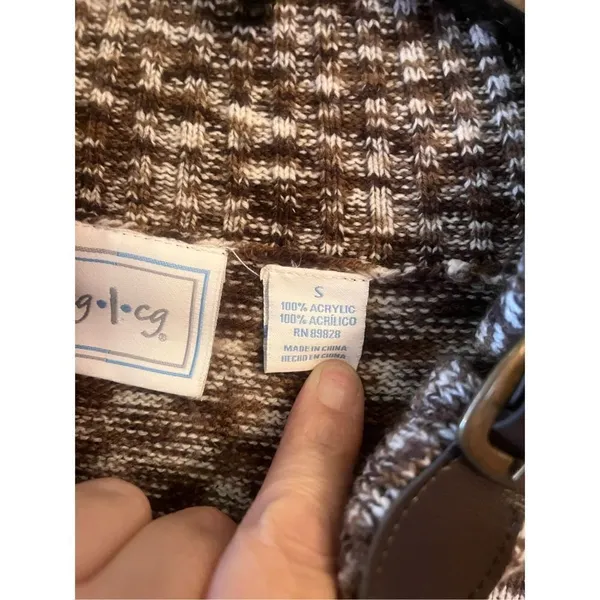 CG-l-CG Sweater, Women's Size Small Pullover, Long Sleeves (1531) - Image 4