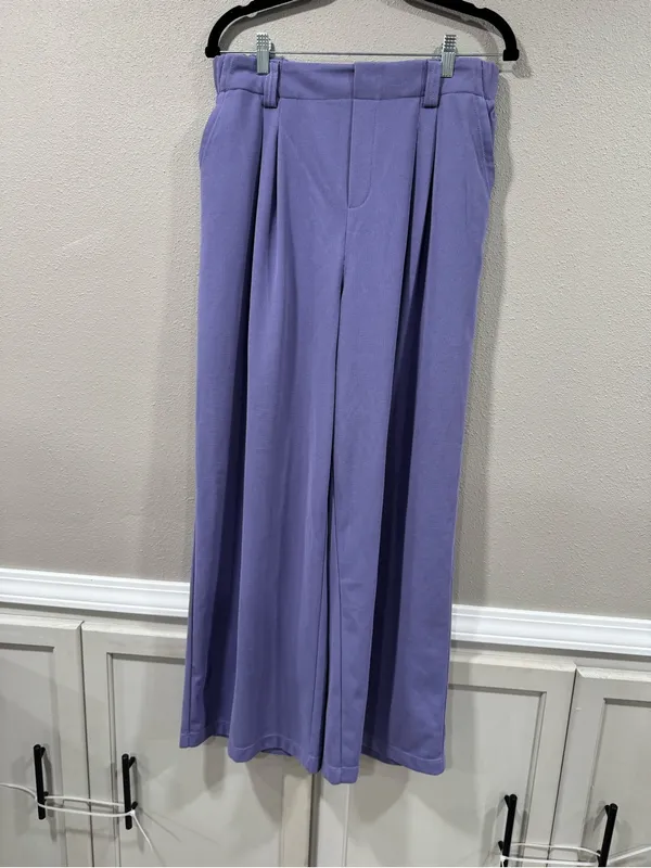 Halara Flex™ High Waisted Pocket Wide Leg Waffle Work Pants - Image 3