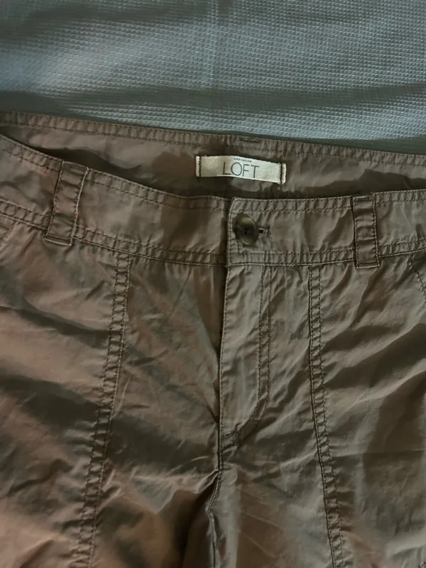 Pants capri loft color brown  - Image 2