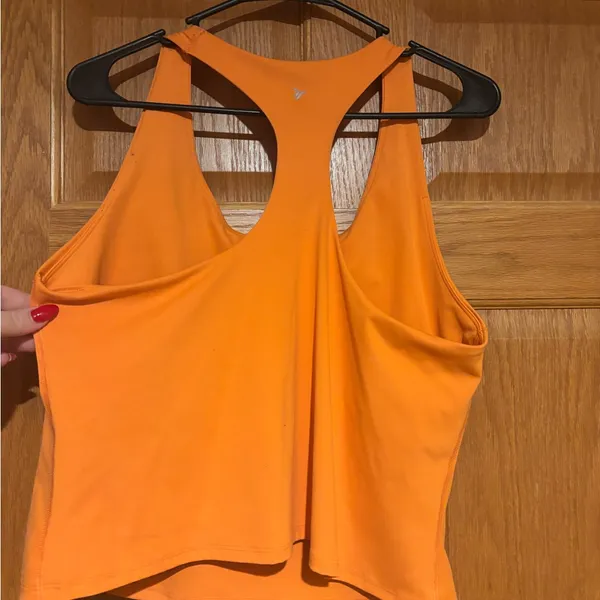 Old Navy Bright Orange Women's Active Tank Top - Image 2